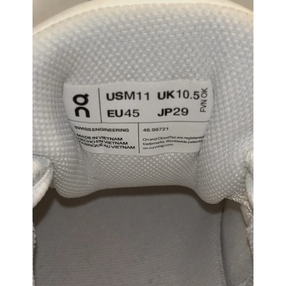 On THE ROGER Pro White / Indigo Tennis Shoes - 48.98721 Men's Size 11